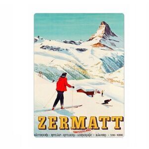 Vintage Zermatt Switzerland 🇨🇭 Print Magnet